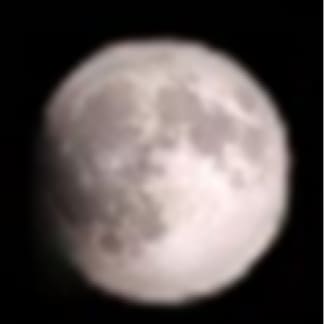 Blurred capture processed with Moon Fixer
