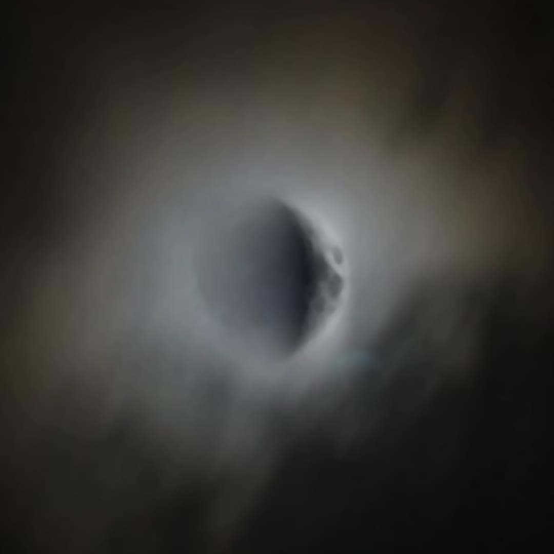 Cloud interference lunar enhancement example